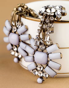 女人饰界 欧美时尚饰品厂家直销，点亮日常穿搭的水晶淡雅耳环